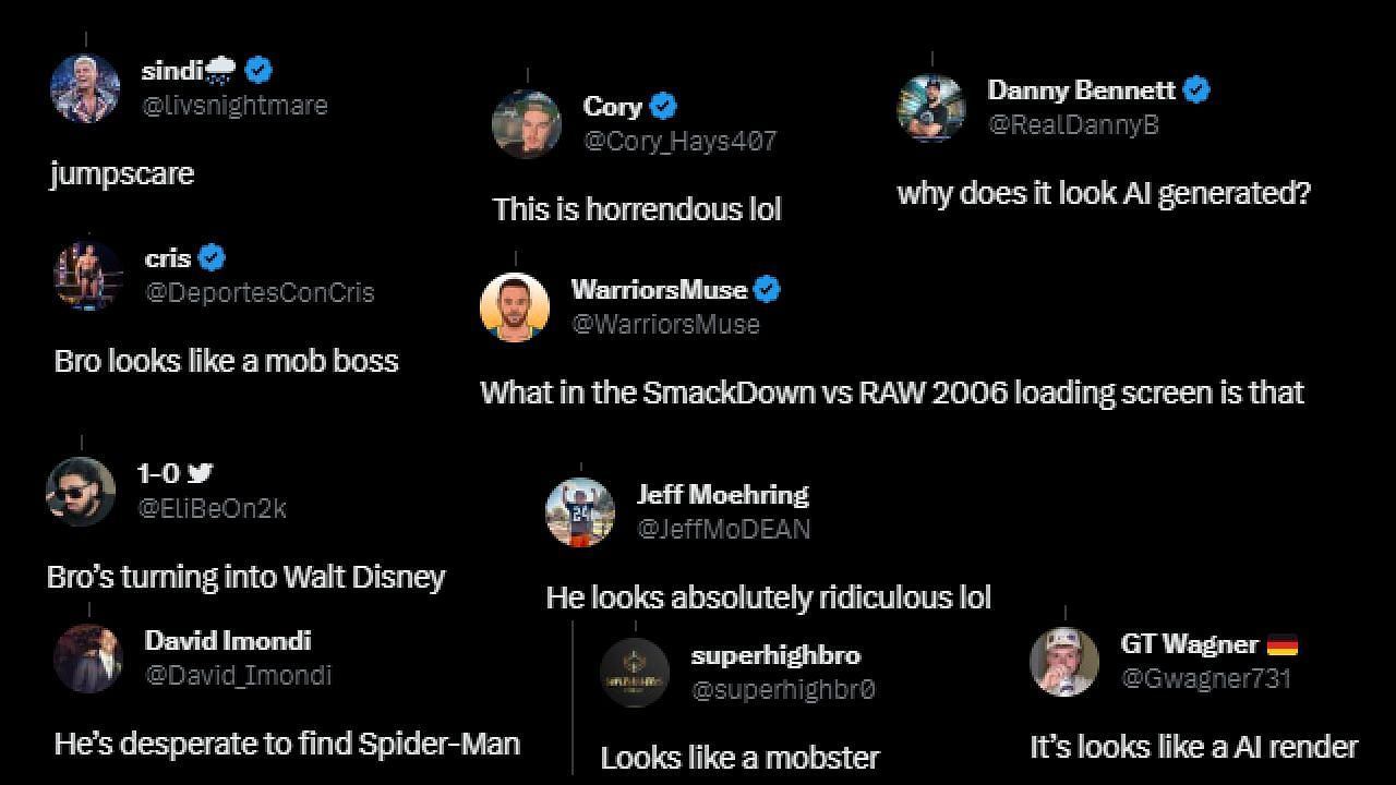 Fans' reactions to Vince's new render on TKO